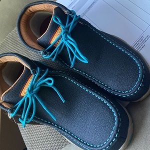 6M LDS SHOE WORK DK TEAL/TURQUOISE